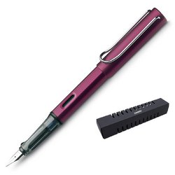 Ручка перьевая Lamy 029 Al-Star цвет чернил синий цвет корпуса бордовый (артикул производителя 4000330)